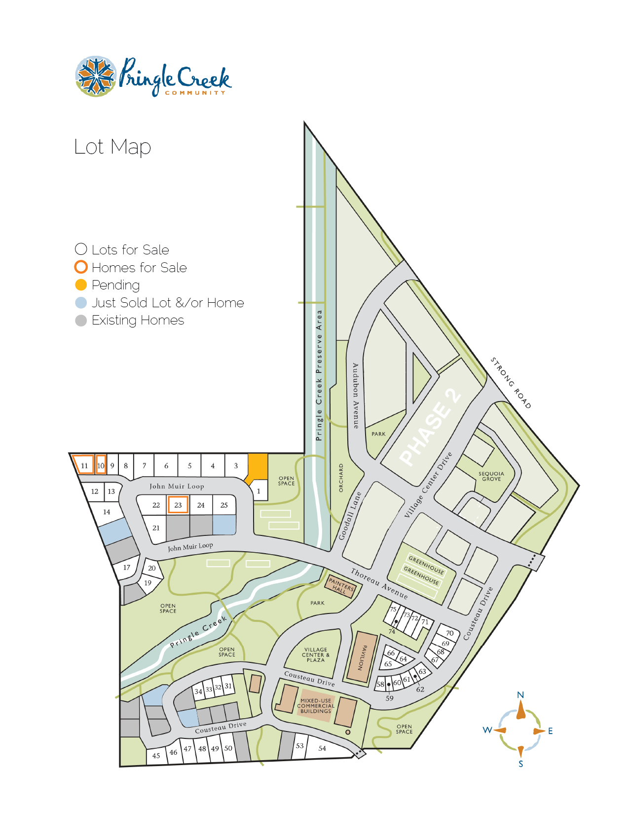 PCC Lot Map
